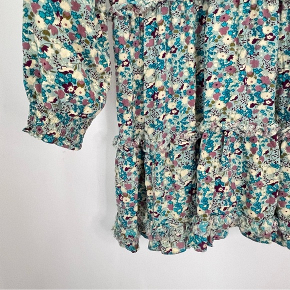 NATURAL LIFE Floral Dress - Blue and Red - Picture 14 of 16